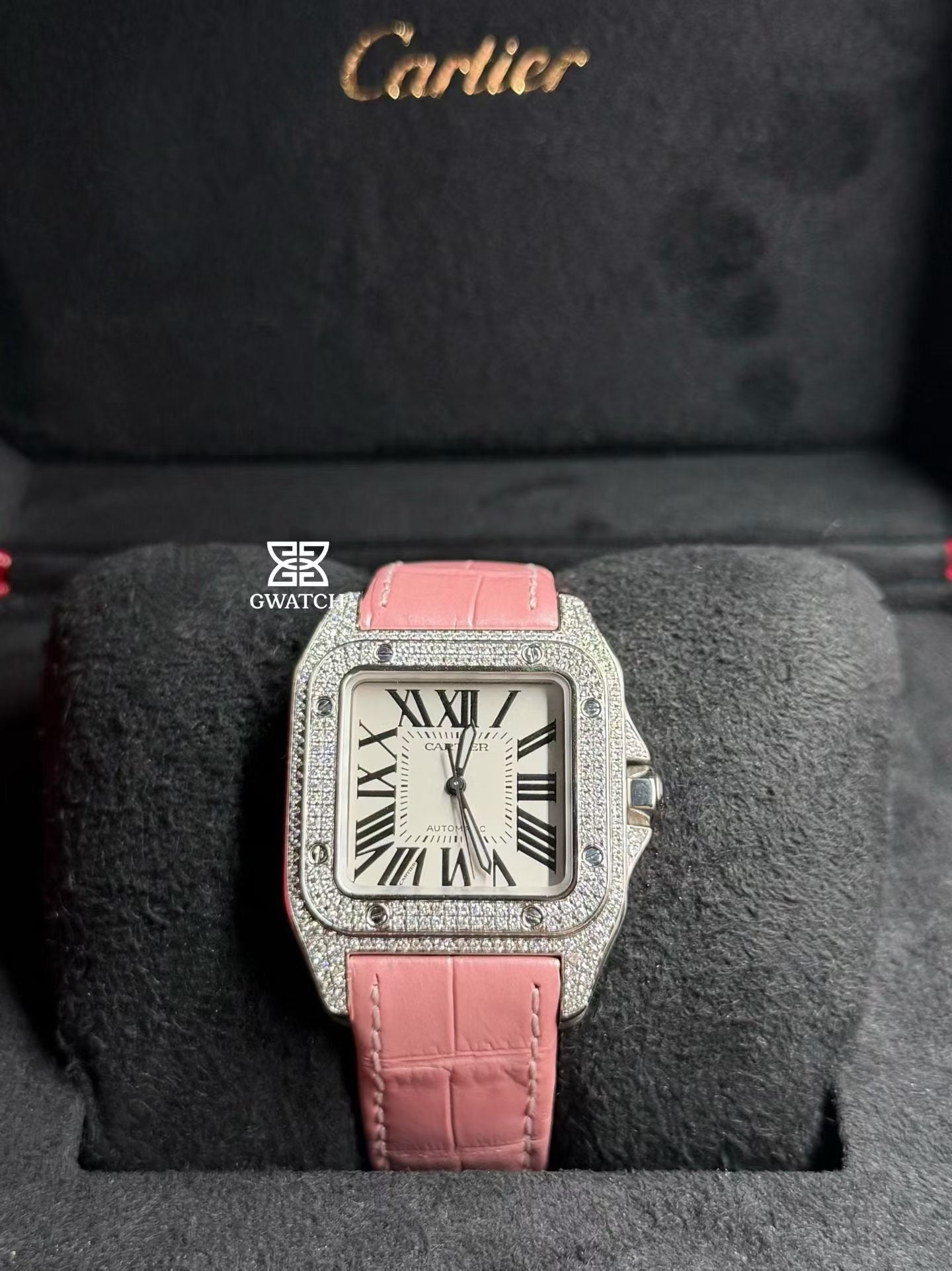 Cartier Santos 100 2878 Midside M