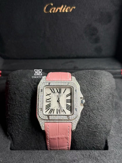 Cartier Santos 100 2878 Midside M